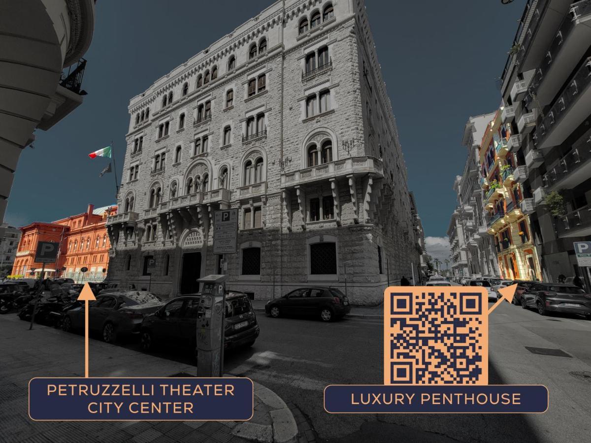 Penthouse In The Heart Of Bari With Terrace Apartment Екстериор снимка